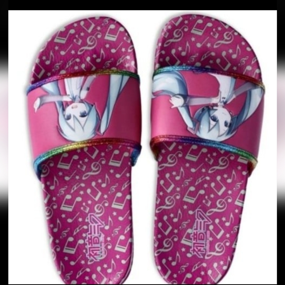 Hatsune Miku Ladies Soccer Slide Sandal